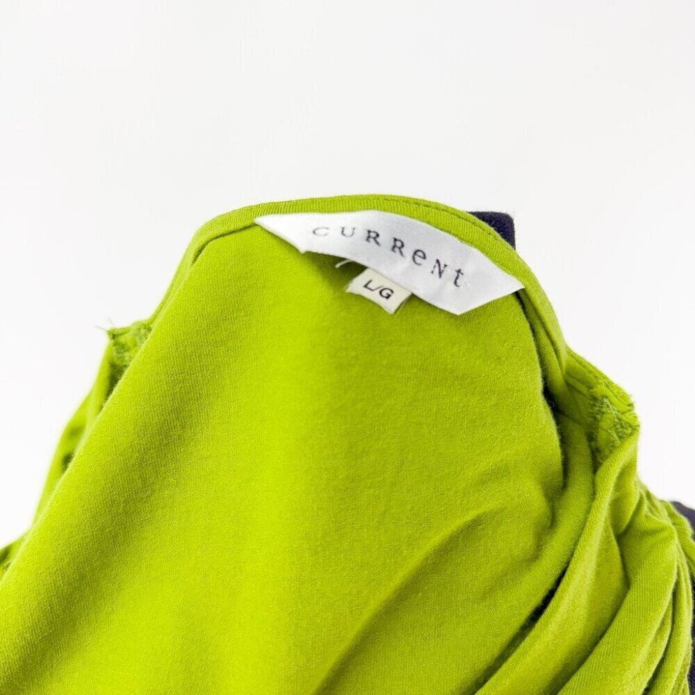 GREEN RANK TOP WITH DRAWSTRING SHOULDERS - Picture 5 of 7